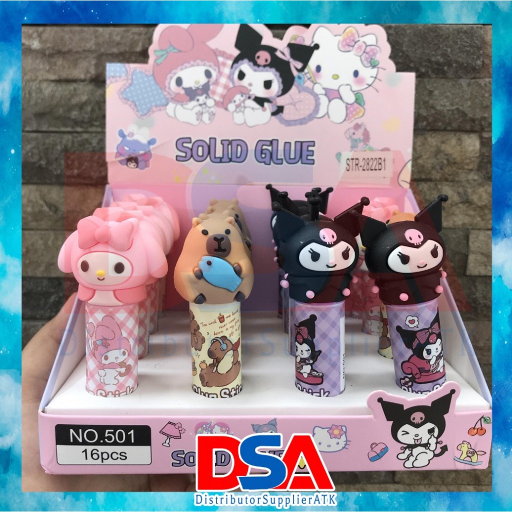 

GLUE STICK MOTIF SANRIO CUTE LEM KERTAS TERBARU KEPALA SANRIO CUTE TERMURAH