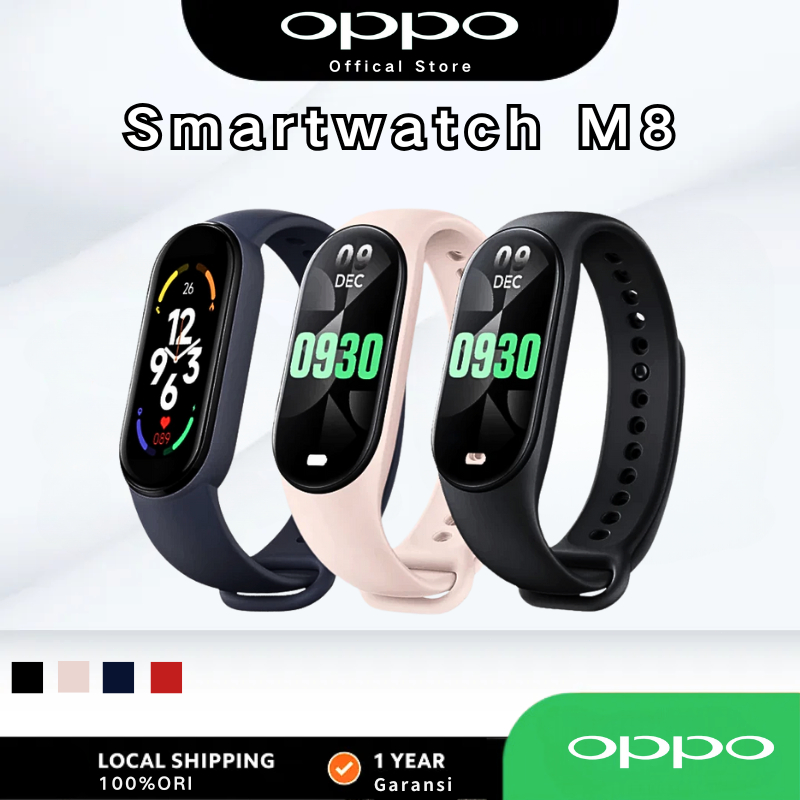 【Garansi Resmi Online 24 Bulan COD】2025 OPPO smartwatch M8 smartband pro 8 jam tangan smart watch wa
