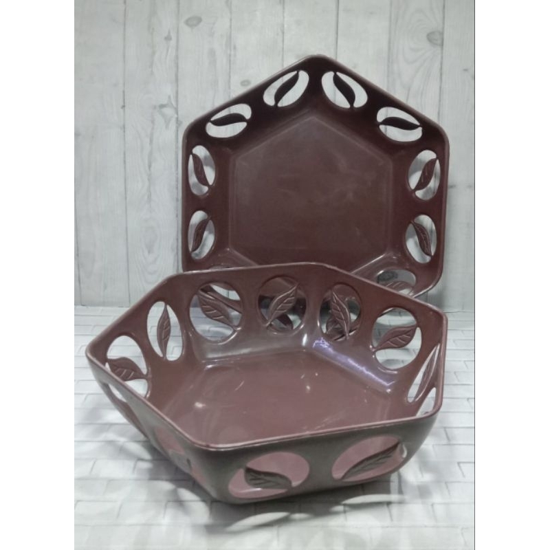 KERANJANG BUAH LIFE STAR / KERANJANG SERBAGUNA / KERANJANG SEGI PLASTIK - LIFE STAR