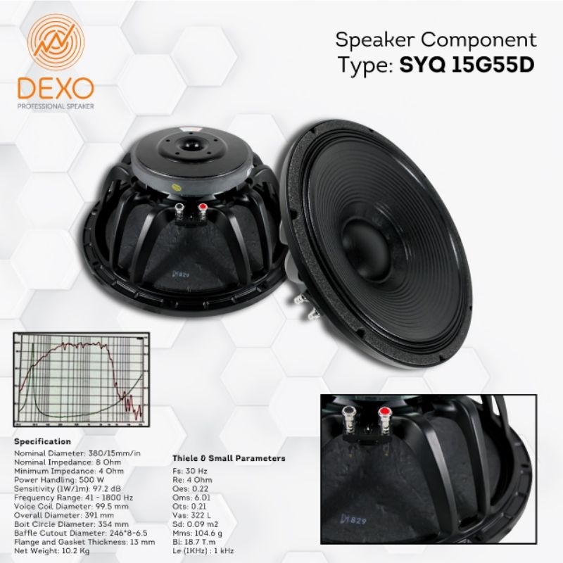 Speaker Dexo 15G55D Original / Speaker Dexo / Speaker Super