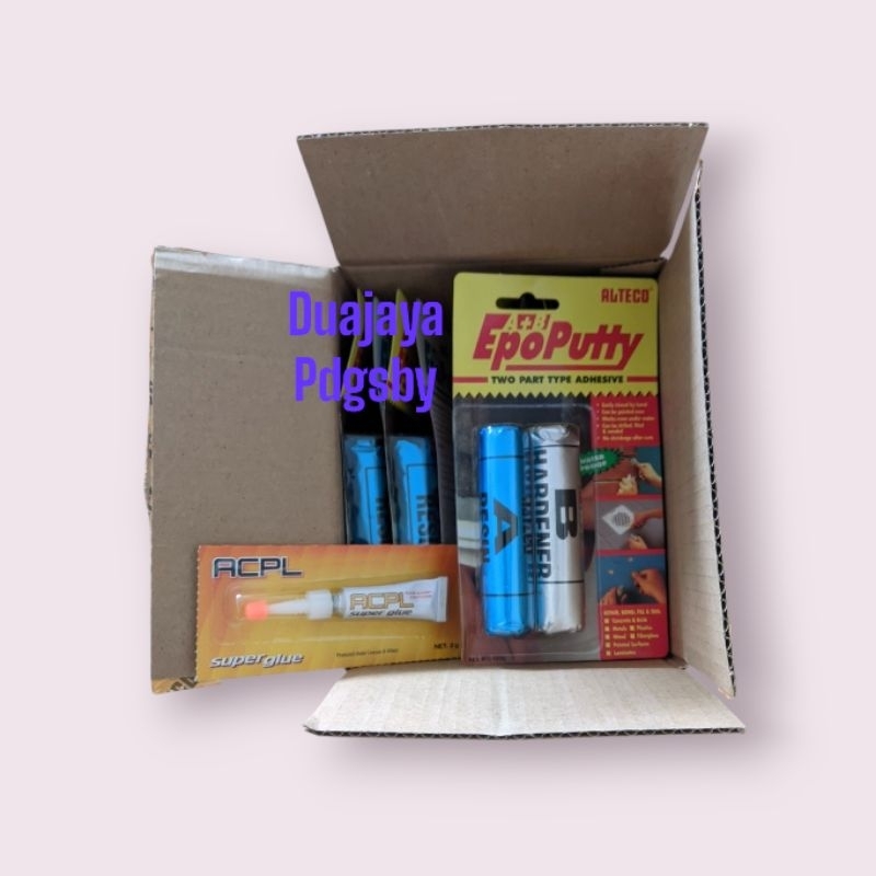 

1dus lem porting epoputty 100gr tribon lem kapal alteco (isi 12bj) epo putty 1lusin 1 lusin