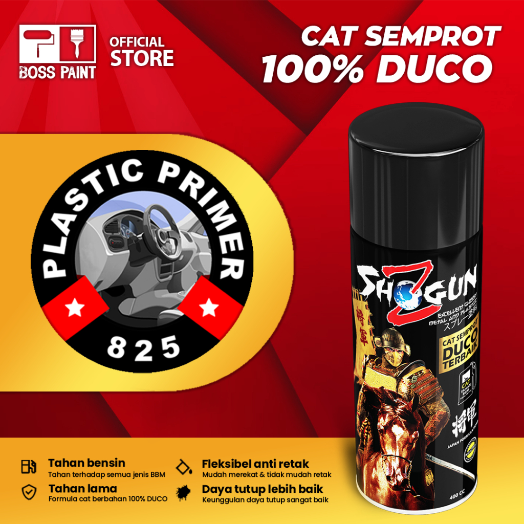 Pilox Pylox Pilok Shogun Z Paint Duco Plastik Plastic Primer 825 - Cat Semprot