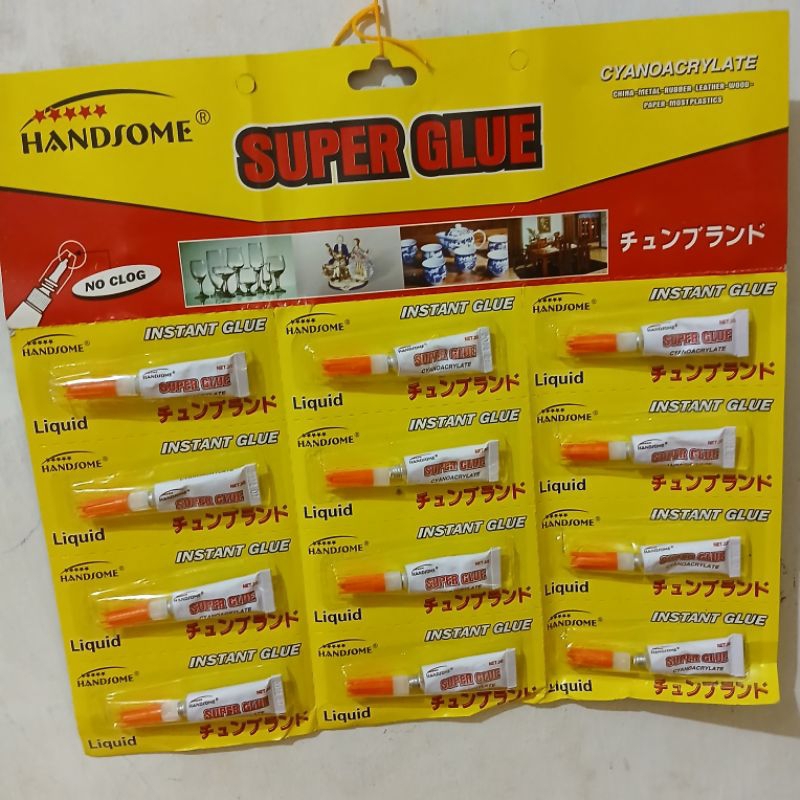 

Power Glue Hyperbond/ Super GlueDeskripsi: 1. HYPERBOND 2. DAPAT DIGUNAKAN UNTUK LEM PLASTIC, LEATHER, CERAMICS DLL 3. GAMBAR REAL SEPERTI DI FOTO
