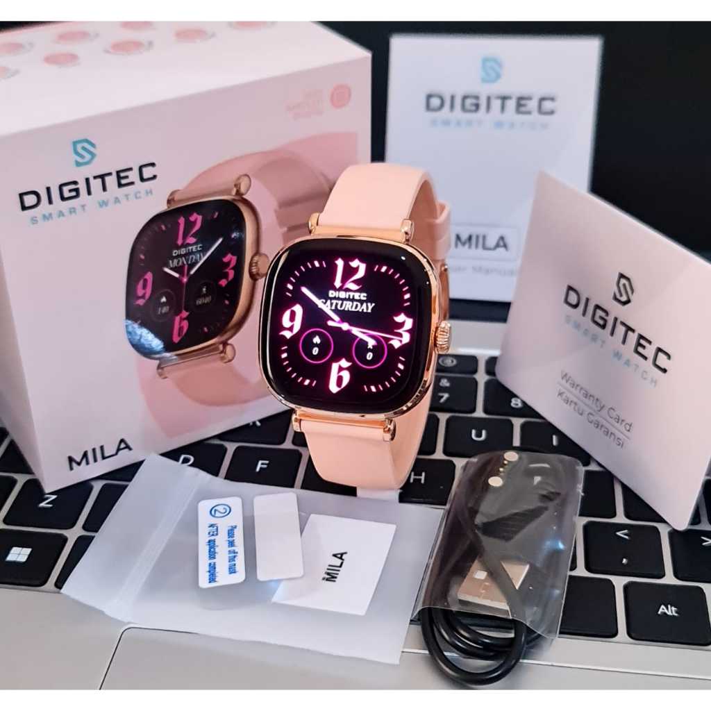 MODEL TERBARU JAM TANGAN SMART WATCH DIGITEC MILA ORIGINAL-JAM TANGAN WANITA