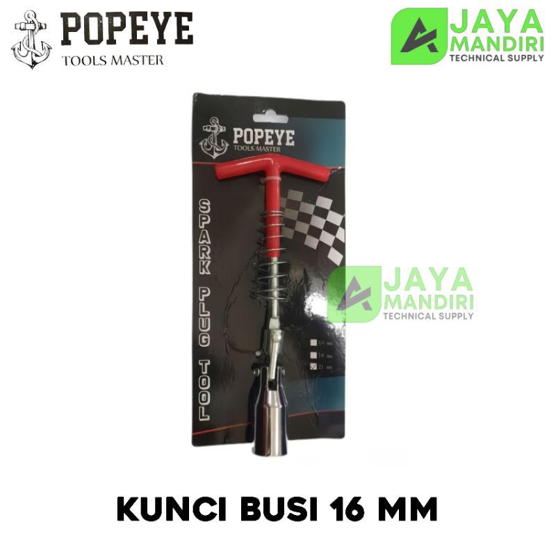 Kunci Busi Motor Fleksibel 16mm Popeye / Kunci Busi Supra / Kunci Busi Astrea/ Kunci Busi Matic