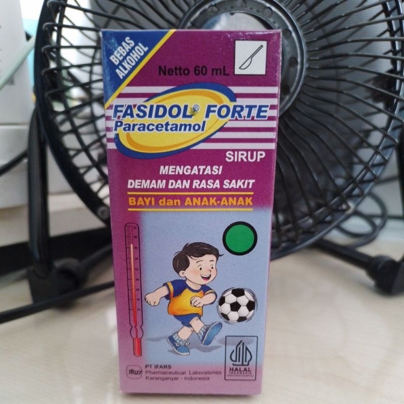 FASIDOL FORTE (PARACETAMOL) SIRUP bayi dan anak-anak