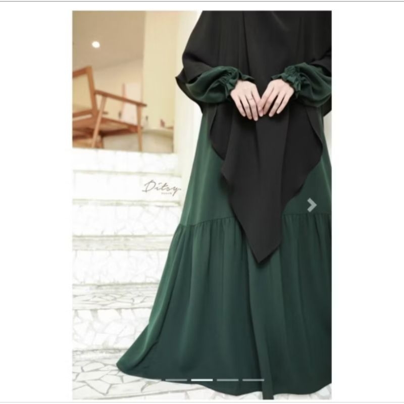 Ditsy moslem (Lelia size XL bahan mazen anti uv)