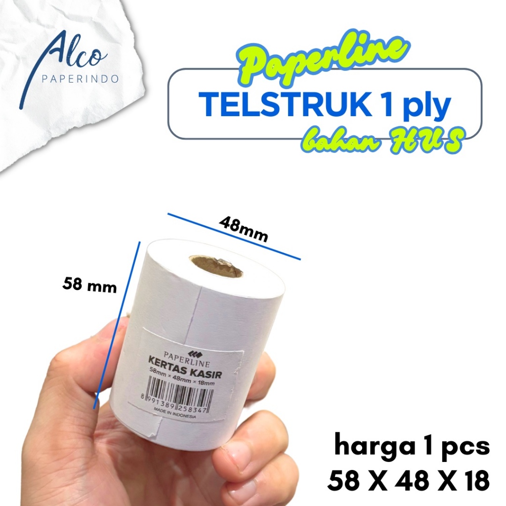 

Kertas Kasir Telstruk 58x48x18 Paperline