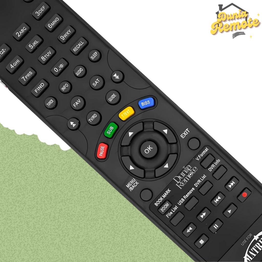 Remot Remote Matrix Prolink HD Digital Receiver Parabola Tanpa setting