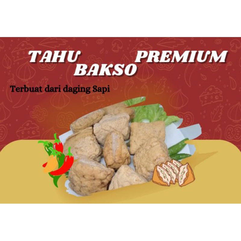 Tahu Bakso Sapi Premium ORIGINAL || Dalam kemasan Vakum