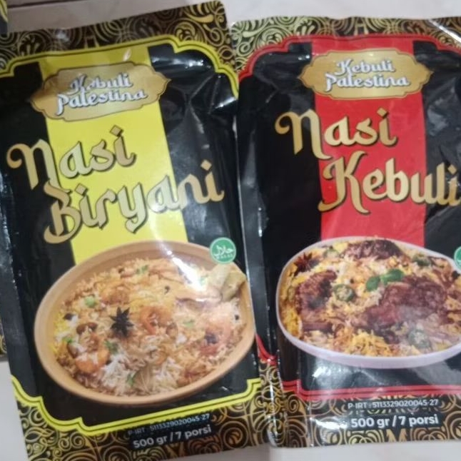 

KEBULI PALESTINA BERAS BASMATI + BUMBU PALESTINA 500GRAM 7 PORSI