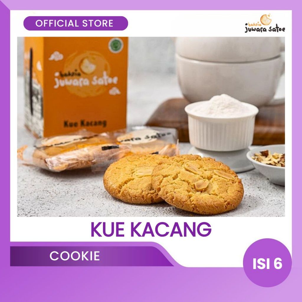

BAKPIA JUWARA SATOE [ Isi 6 ] Kue Kacang - Oleh Oleh Khas Jogja