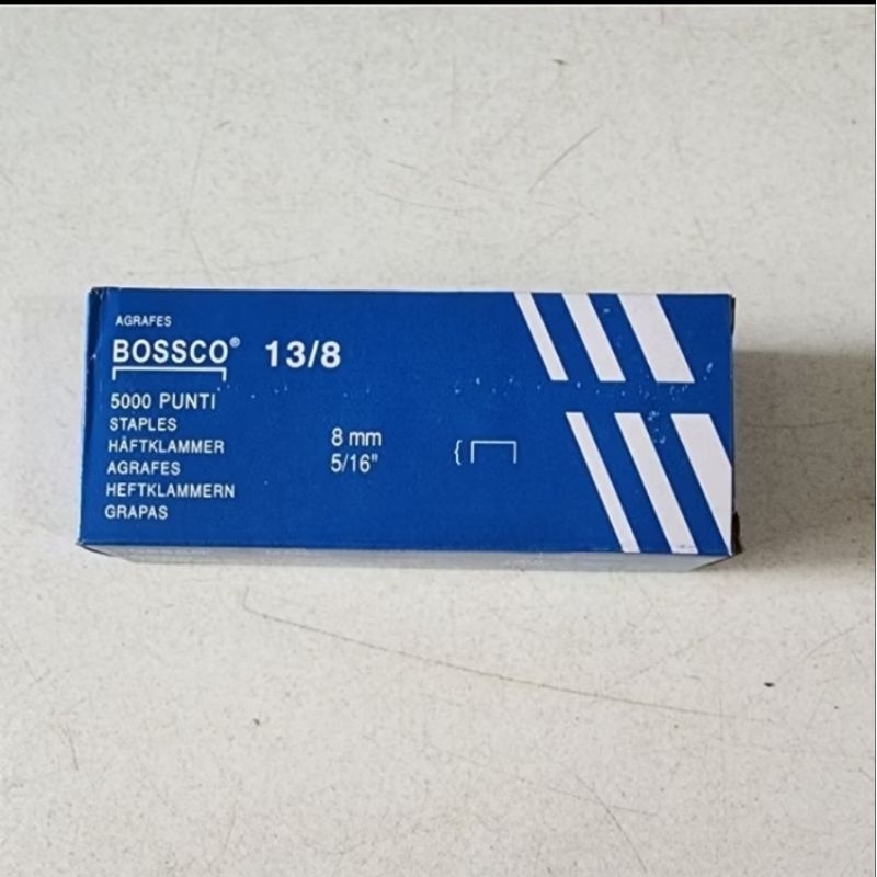 

Isi Necis/ Staples Tembak/ Gun Tacker 13/8 Bossco