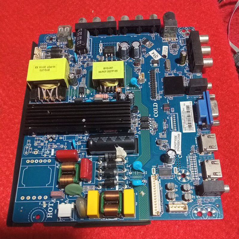Mb Mainboard Tv Polytron PLD43T150E 43T150 / Mobo / Mesin Tv Polytron Pld 43T150 E