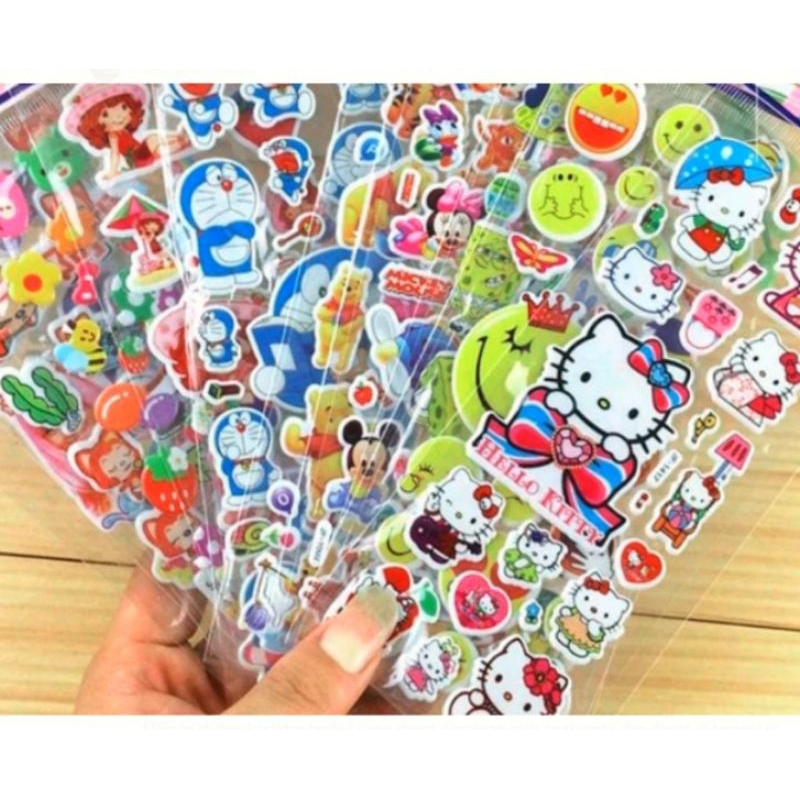 

J (J13) STIKER 3D TIMBUL KARAKTER ANAK / STIKER ANAK KARAKTER KARTUN