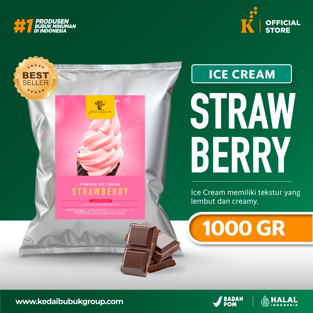 

Powder Es Krim Strawberry 1 Kg Javaland