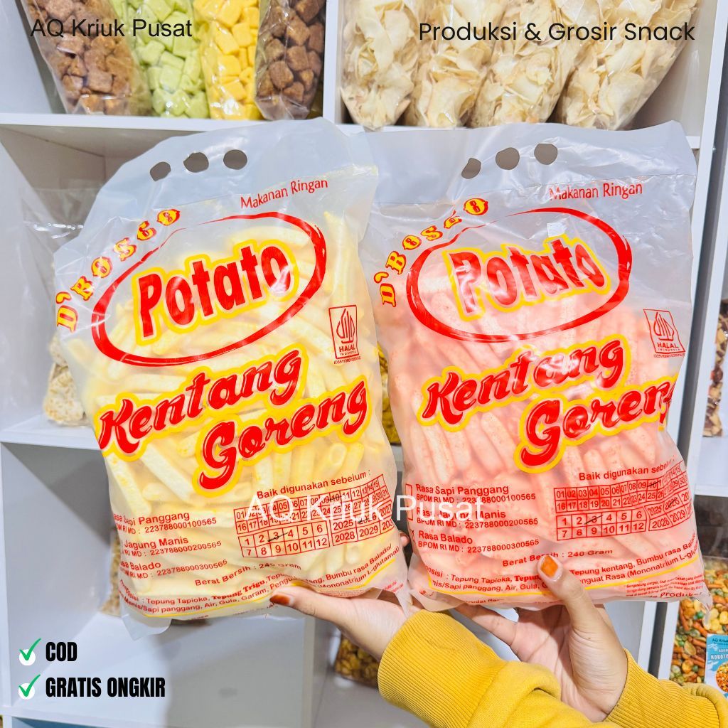 

Kentang Goreng Potato 240gr / Potato Kentang Goreng 240gr