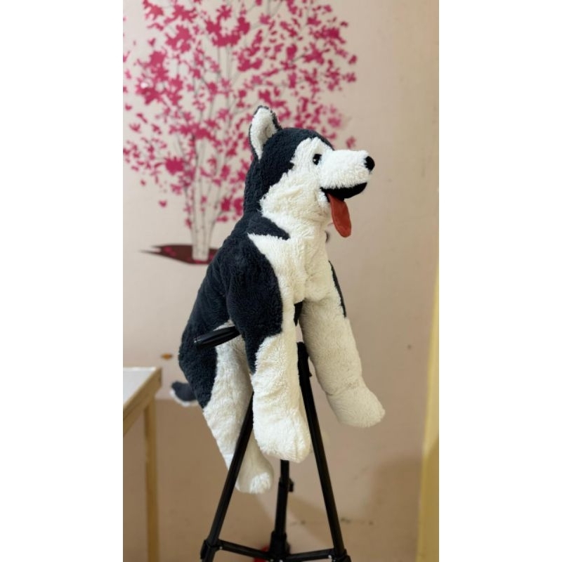 Boneka IKEA Alaska Malmut, Boneka Doggy Anjing, Boneka IKEA Ori, Boneka Besar