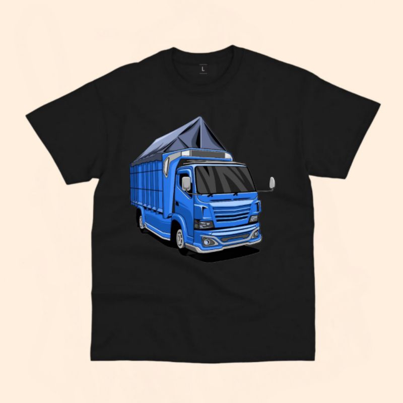 baju kaos anak mobil truk angkutan