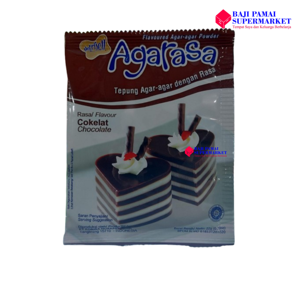 

Nutrijell Agarasa Cokelat 22gr