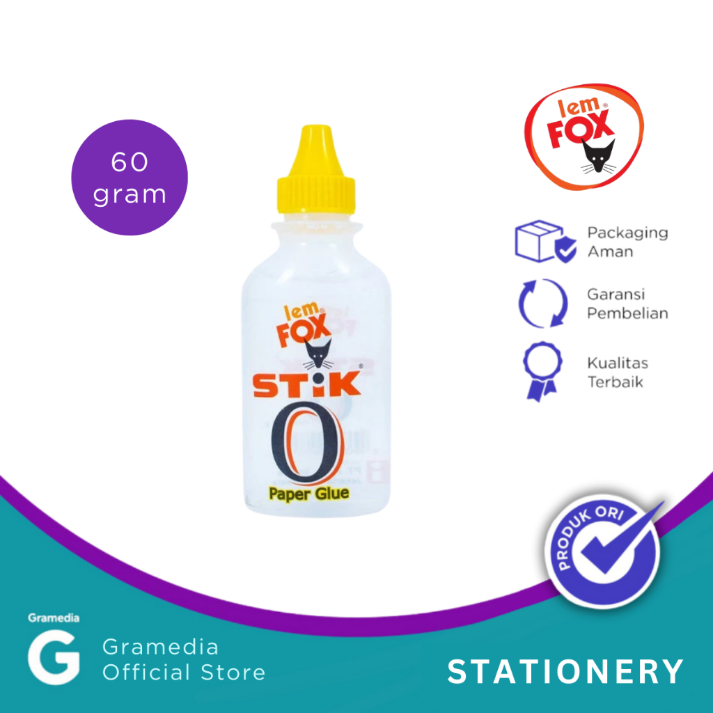 

Lem Fox Stik - O Paper Glue 60Gr