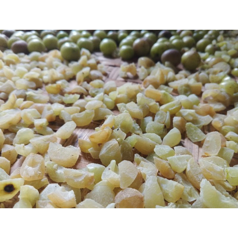 

Buah Amla Kering Organik/Phyllanthus Emblica/Indian Gooseberry/Buah Malaka kering 100 gram