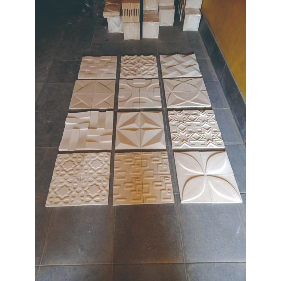 Roster tempel,roster minimalis,roster beton minimalis/MOTIF trawangan uk 20x20