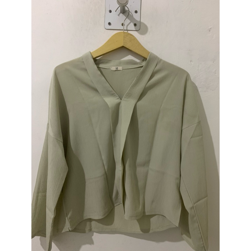 blouse sage