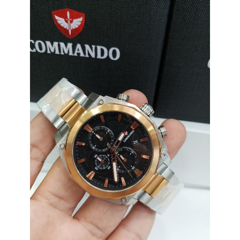 Commando CM7009G-3SRGDB#CM7009G-3SRGDB#Commando CM7009G-3SRGDB#Jam tangan pria Commando CM7009G#Man 