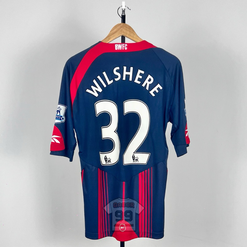 Bolton Wan 09/10 Away Jersey Original - Size XL - NNS Wilshere 32