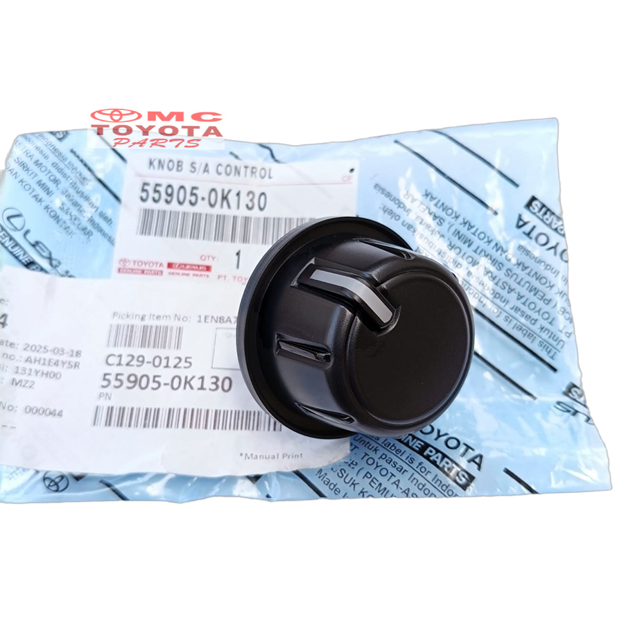 Knob Knop Tombol Stelan Putaran AC Toyota Kijang Innova Fortuner Hilux 2011-2015 Original Saklar Kno