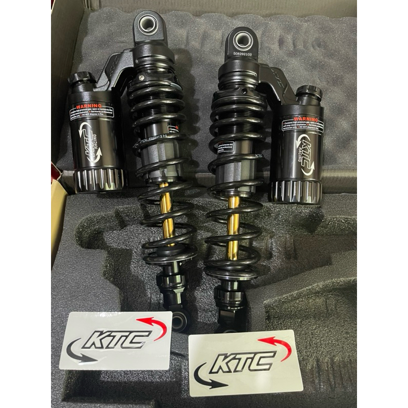 shockbreaker ktc extreme new 320mm 340mm grey titanium-asli ktc racing rxking tiger verza w175 dll