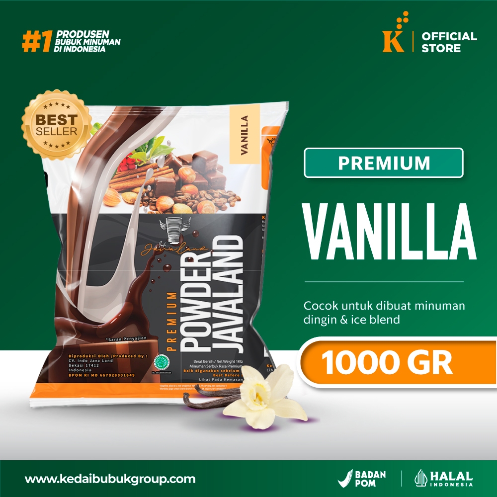 

Bubuk Minuman Bubble Drink Premium Vanilla Javaland 1 kg