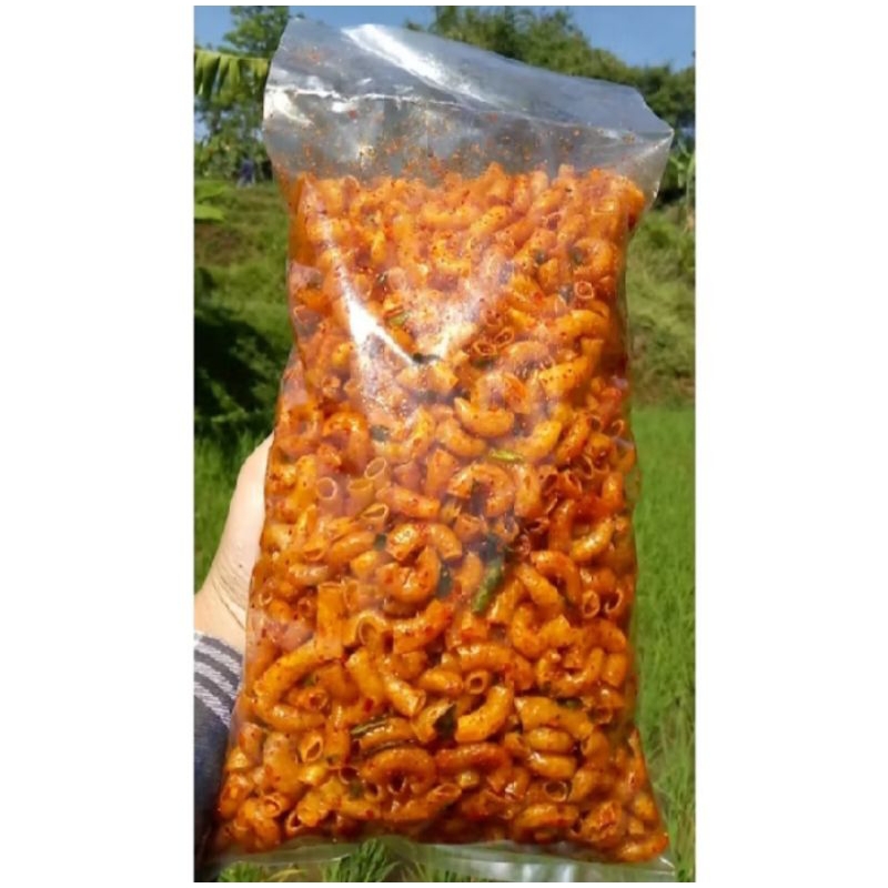 

makaroni Cikruh pedas Daun jeruk kemasan ekonomis