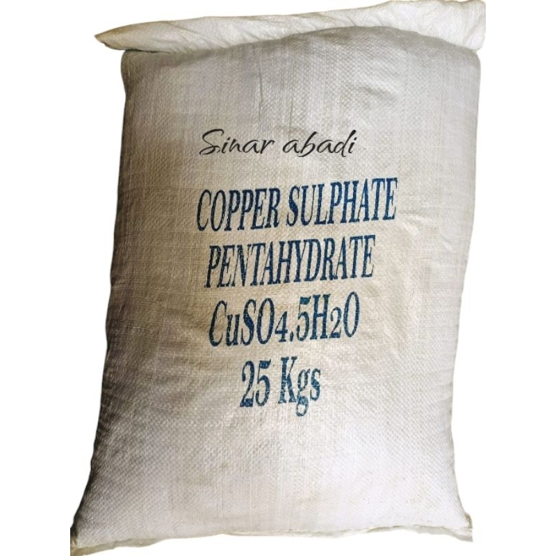 COPER SULPHATE/TERUSI KRISTAL/CuSo4/BRUSI KRISTAL @25,kg