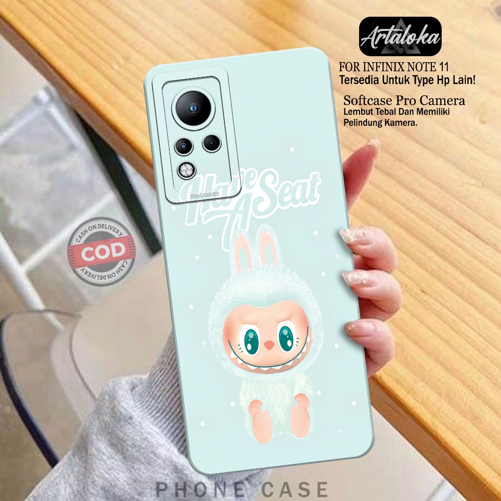 Case Hp Infinix Note 11 Fashion Case Kartun Keren Softcase Infinix Note 11 Silikon TPU Pro Camera Ca
