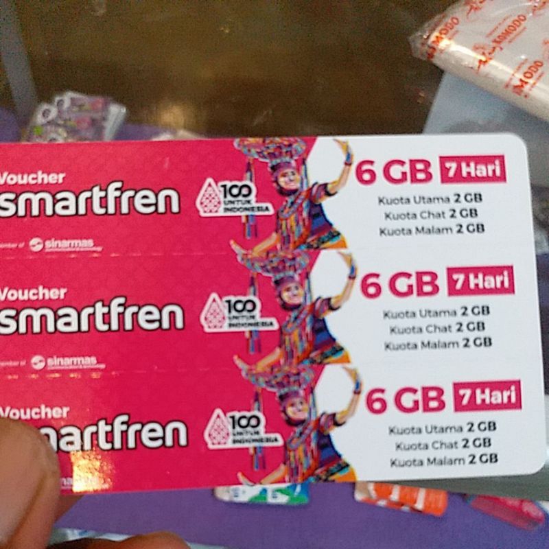 Smartfren Voucher Smartfren 6gb 7 hari