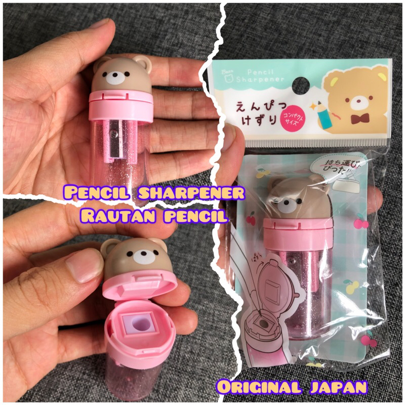 

pencil sharpener rautan pencil bear original japan