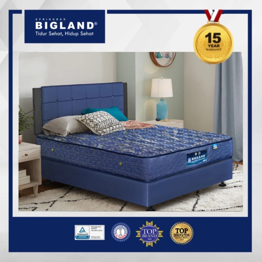 [ JAYA PERKASA FURNITURE ] Kasur Springbed BIGLAND Superior Empuk Nyaman Murah Promo tebal 28 cm leb