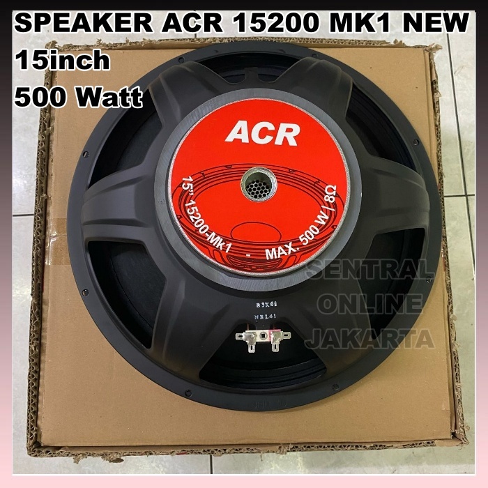 SPEAKER WOOFER 15 inch 15inch ACR 15200 NEW FULL RANGE 15" 15200 ACR