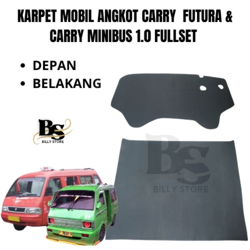 Karpet Mobil Angkot Carry Futura & Carry Minibus 1.0 Fullset Alas Kaki Matras Mobil Angkot Carry Fut