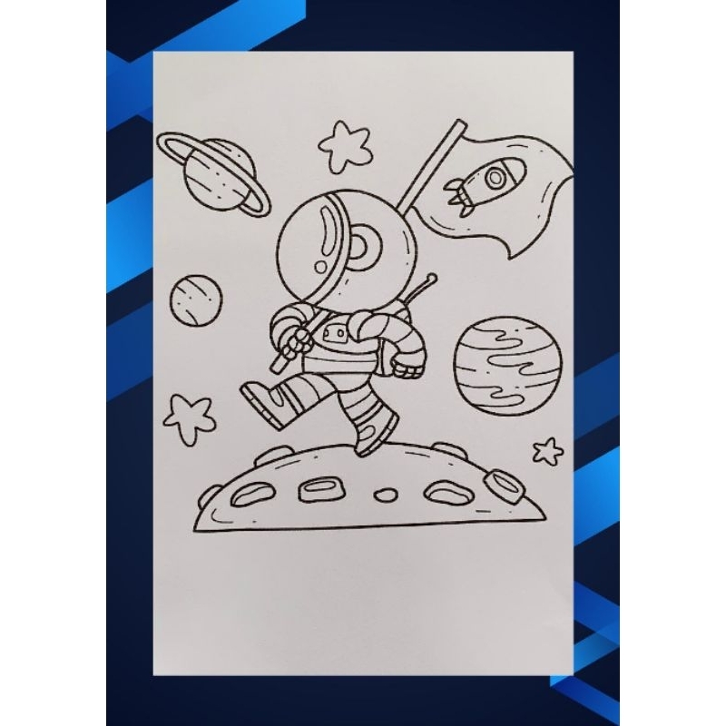 

KERTAS GAMBAR MEWARNAI A4/F4 130GSM TEMA ASTRONOUT