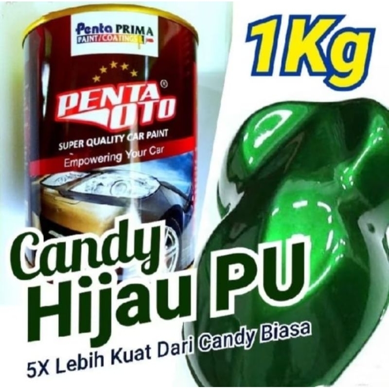 Cat Candy Green Penta Oto PC 060 Candy Hijau PU