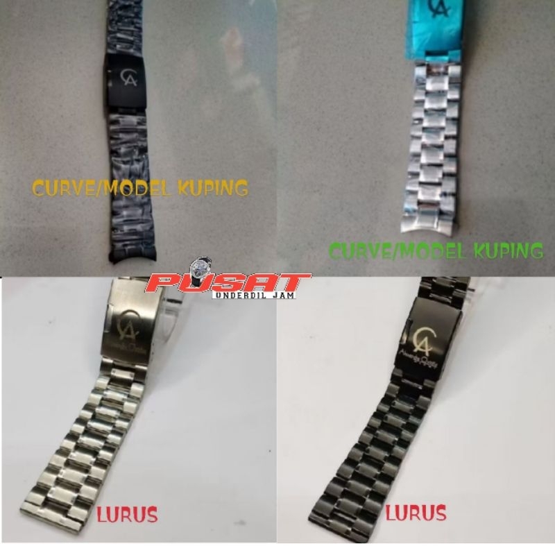 Tali Jam Rantai Alexander Christie Logo AC Rantai Berkualitas Rantai AC Curve Dan Datar