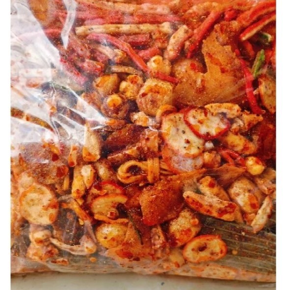 

krupuk seblak mix krupuk Seblak Campur Pedas Daun Jeruk 1Kg