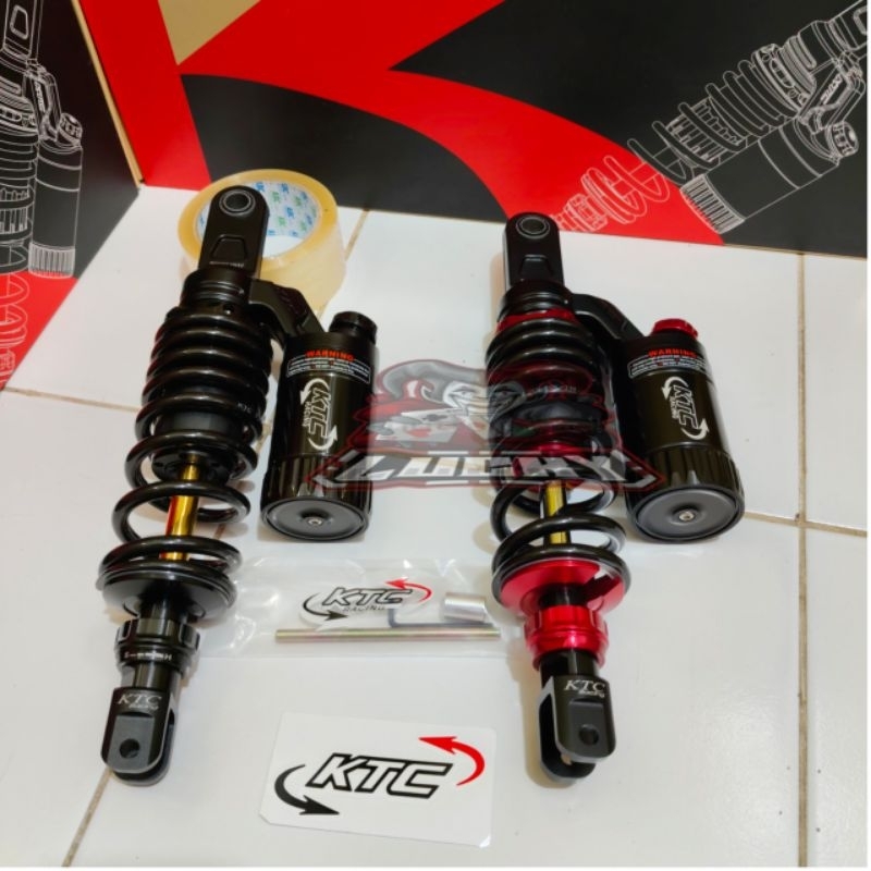 SHOCKBEAKER BELAKANG KTC RACING VARIO/BEAT/SCOPPY KTC RACING EXTREME NEW MODEL UKURAN 325MM KLIK REB