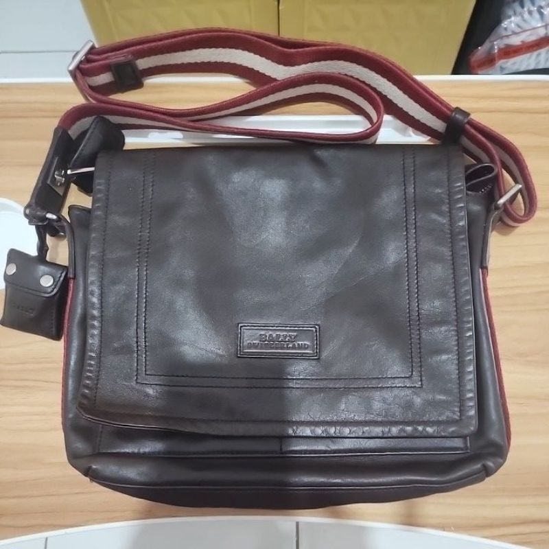 Cross Body Bag Tas Selempang Sling Bag Bally Switzerland Authentic