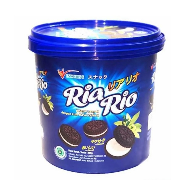Inkubisc Ria Rio Biskuit Krim Vanila 400 gr