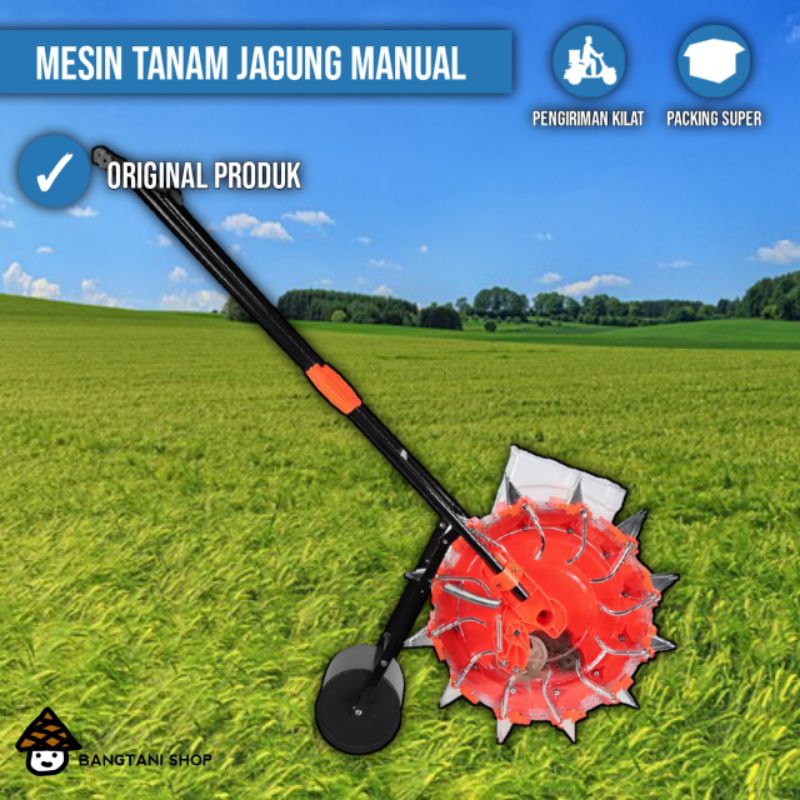 Alat Mesin Tanam Jagung Dorong Manual 8 Mata
