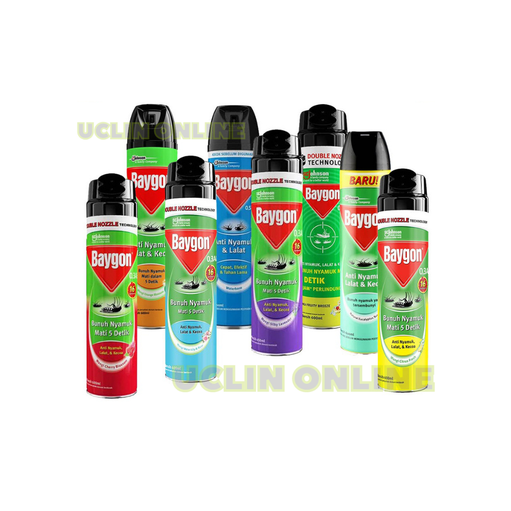 Baygon Aerosol 600 Baygon Obat Nyamuk Lalat Kecoa Semprot Aerosol Spray 600